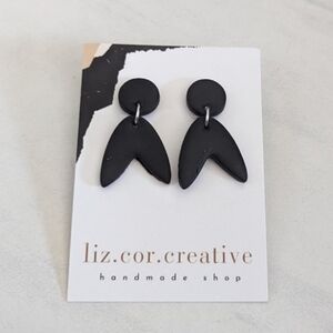 Black Handmade Earrings